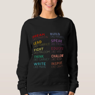 Sudadera Líderes inspiradores de Historia Negra