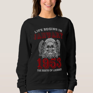Sudadera Life Begins In January 1953
