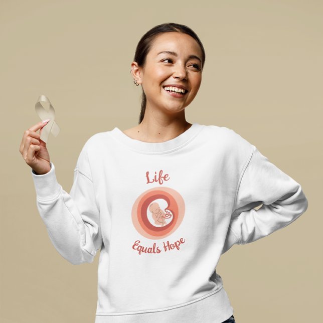 Sudadera Life Equals Hope – Pro-Life Awareness (Subido por el creador)