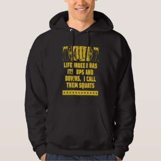 Sudadera Life Has Its Ups and Downs Workout Humor Gym Fitn