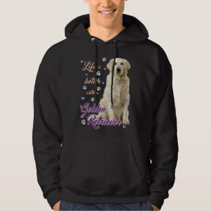 Sudadera Lifes Better With A Golden Retriever Especially Fo