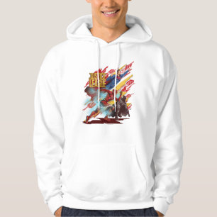 Sudadera Liga de la Justicia Superman, Flash y Batman Badg