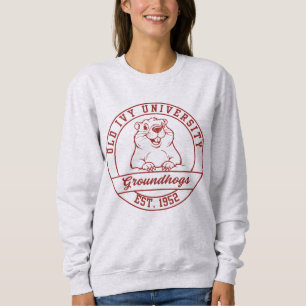 Sudadera ligera Maroon Groundhogs - Mujer