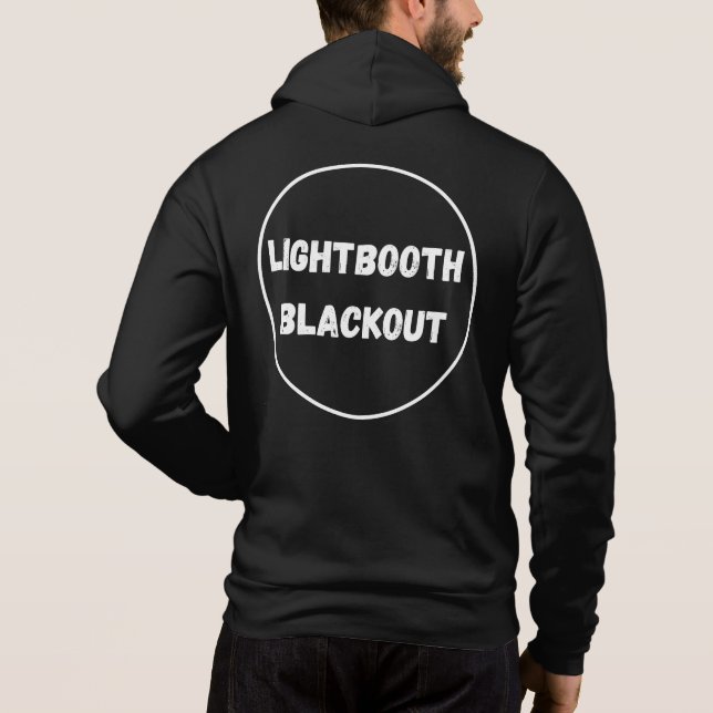 Sudadera Lightbooth Blackout Zip Hoodie (Reverso)