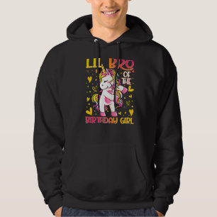 Sudadera Lil hermano de Chica de cumpleaños muere litro Uni