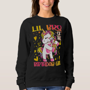 Sudadera Lil hermano de Chica de cumpleaños muere litro Uni