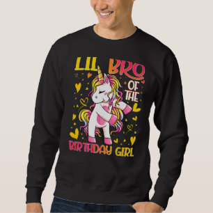 Sudadera Lil hermano de Chica de cumpleaños muere litro Uni