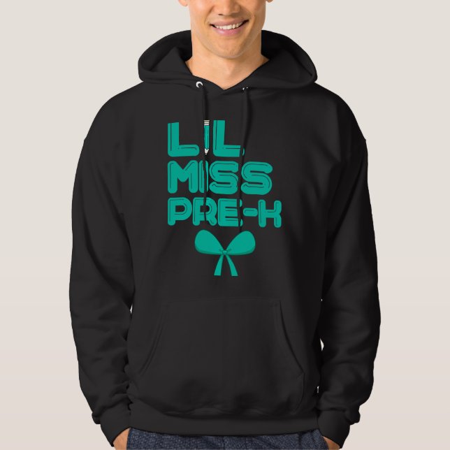 Sudadera Lil Miss Pre K Cute Pre Kindergarten School  1 (Anverso)