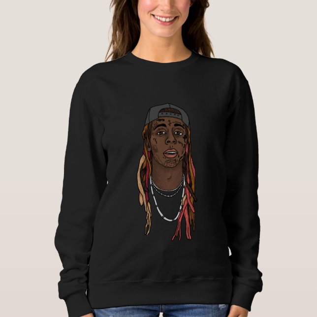 Sudadera Lil Wayne Cara Ilustrada (Anverso)