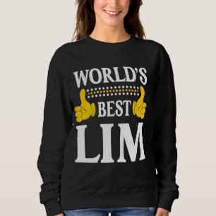 Sudadera Lim Apellido Funny Team Family Apellido World's Be