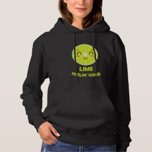 Sudadera Lime Feelin' Good Lime Lemon Word Game Laugh