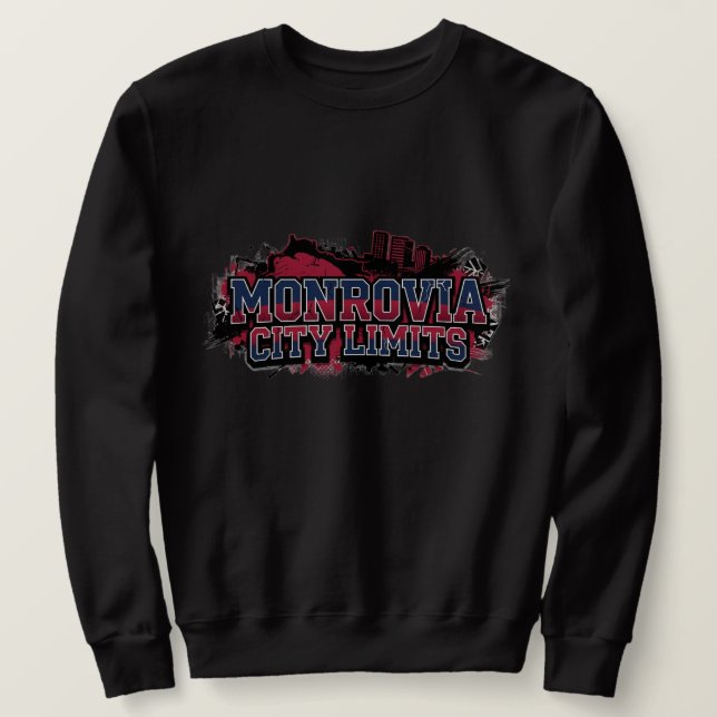 Sudadera límite de la ciudad de Monrovia (Anverso del diseño)
