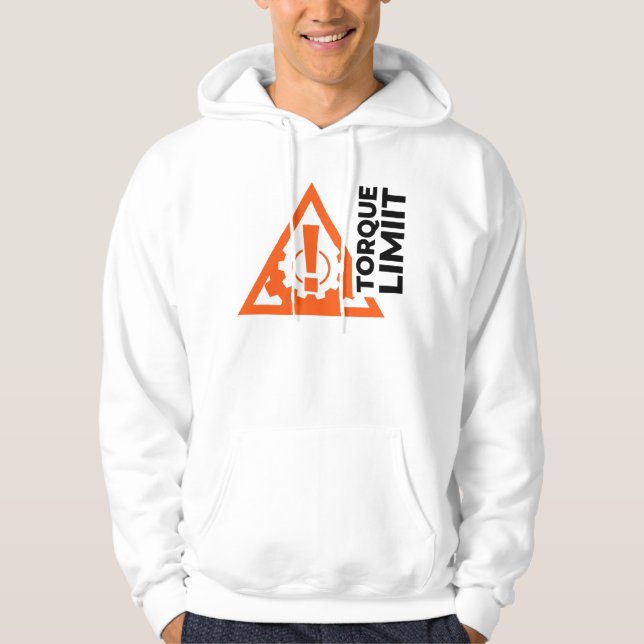 Sudadera Límite de par Regalo mecánico Advertencia (Anverso)
