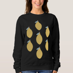 Sudadera Limón - cítricos con un patrón simétrico