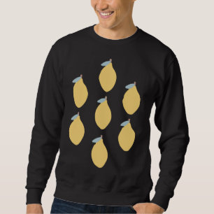 Sudadera Limón - cítricos con un patrón simétrico
