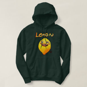 Sudadera Limón con capucha verde