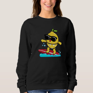 Sudadera Limon Fruta Lindo Relajante Perezoso Cítrico Limón