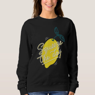Sudadera Limón que exprimir el día de verano jugo de limón