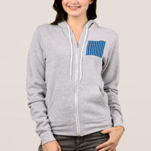 Sudadera Limonada Azul Eléctrico y Rayas Verticales Acuamar