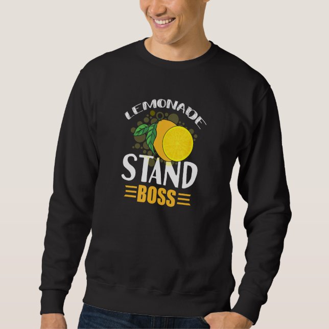 Sudadera Limonada CEO Seguridad Stand Jugo de Limón (Anverso)