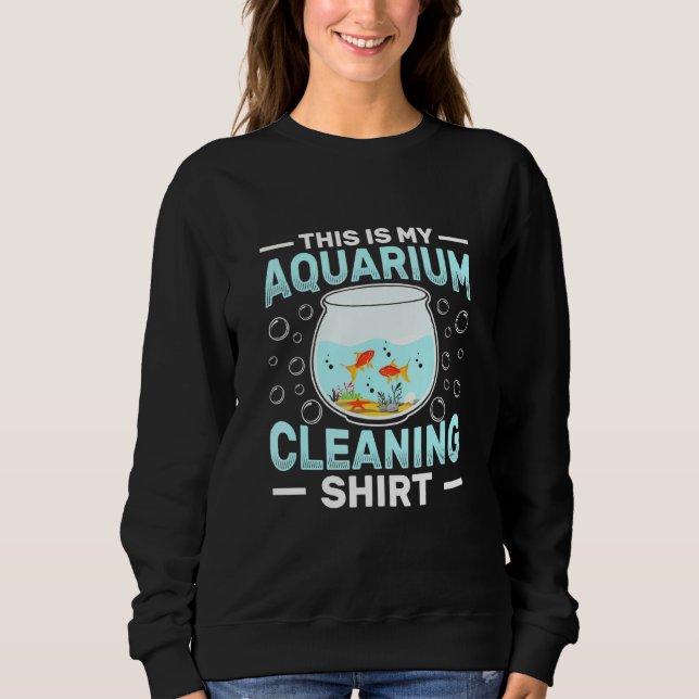 Sudadera Limpieza de acuario - Acuario (Anverso)