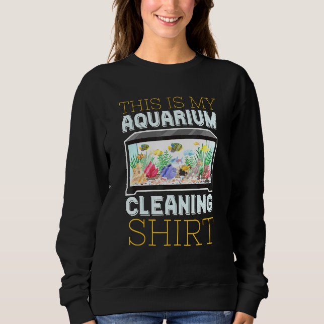 Sudadera Limpieza De Acuario Para Nervios De Pescado (Anverso)