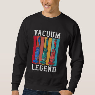 Sudadera Limpieza de vacío para aspirador de la leyenda del