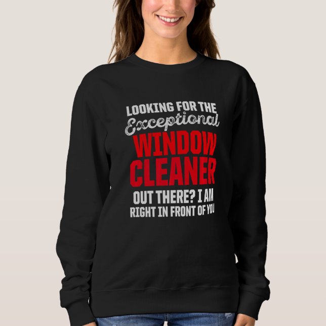 Sudadera Limpieza del limpiador de ventanas 22 (Anverso)