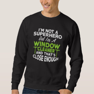 Sudadera Limpieza del limpiador de ventanas 23