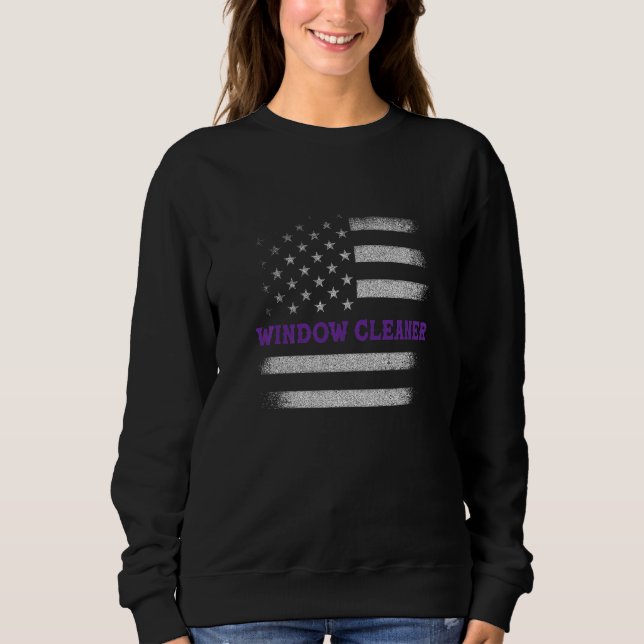 Sudadera Limpieza del limpiador de ventanas 27 (Anverso)