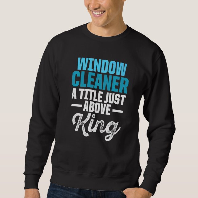 Sudadera Limpieza del limpiador de ventanas 33 (Anverso)