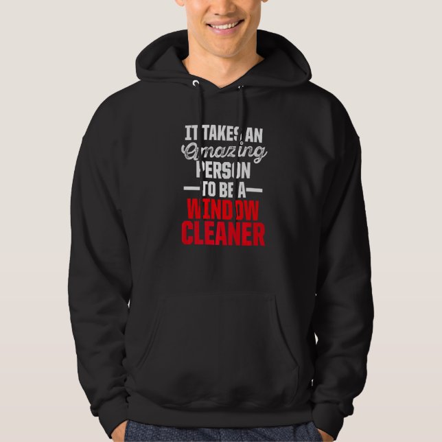 Sudadera Limpieza del limpiador de ventanas 65 (Anverso)