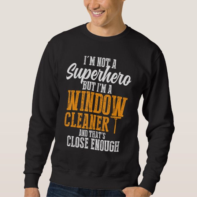 Sudadera Limpieza del limpiador de ventanas 9 (Anverso)