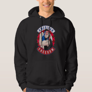 Sudadera Lincoln Abraham 4 De Julio Hombres De Bandera Patr