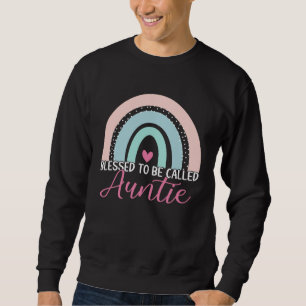 Sudadera Linda Bendecida Por Ser Llamada Tía Boho Mamá Arco