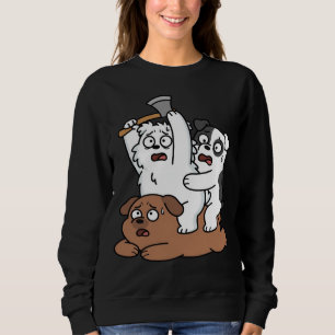 Sudadera Linda familia de cachorros de Dachshund divertidos