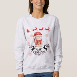 Sudadera linda nieve casar con navidades