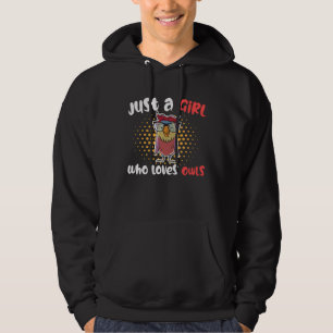 Sudadera Linda Solo Una Chica Que Ama Búhos Ave Nocturna