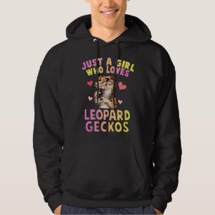 Sudadera Linda Solo Una Chica Que Ama Geckos Leopardo Lagar