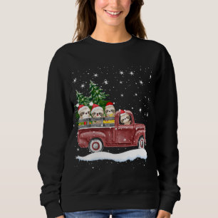 Sudadera Lindas locuras con Navidades graciosos del Camión