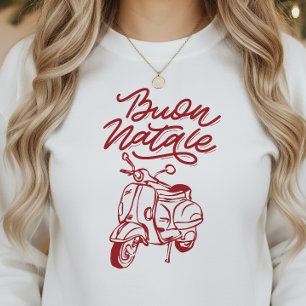 Sudadera Lindo Buon Natale Navidad italiana