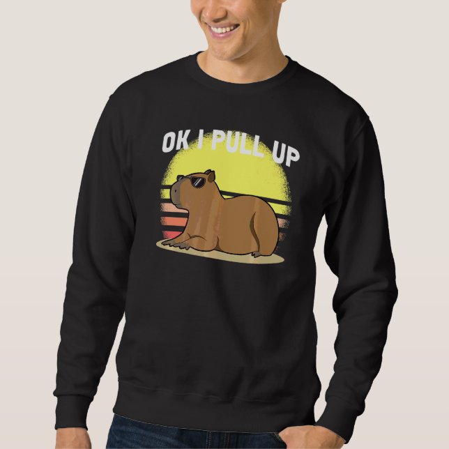 Sudadera Lindo Carpincho Ok Me Presento Carpincho  Meme (Anverso)