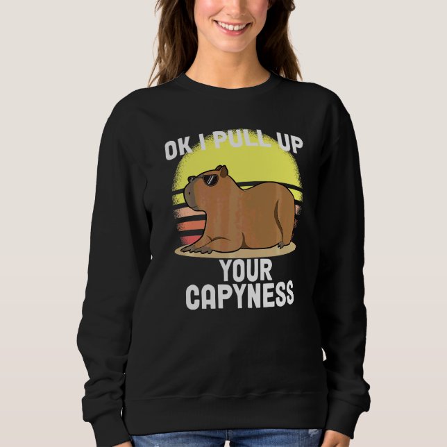 Sudadera Lindo Carpincho Ok Me Presento Carpincho  Meme Ret (Anverso)