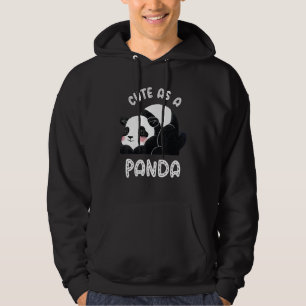 Sudadera Lindo Como Un Panda Salvaje Panda Bambú