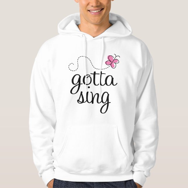 SUDADERA LINDO CONSEGUIDO CANTAR ROSA (Anverso)