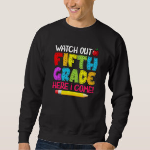Sudadera Lindo Cuidado Quinto Grado Aquí Vengo De Vuelta Al