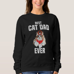 Sudadera Lindo disfraz de reno de gato del bosque noruego m