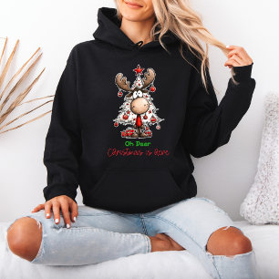 Sudadera Lindo Navidad “Oh Ciervo La Navidad Ha Llegado” 
