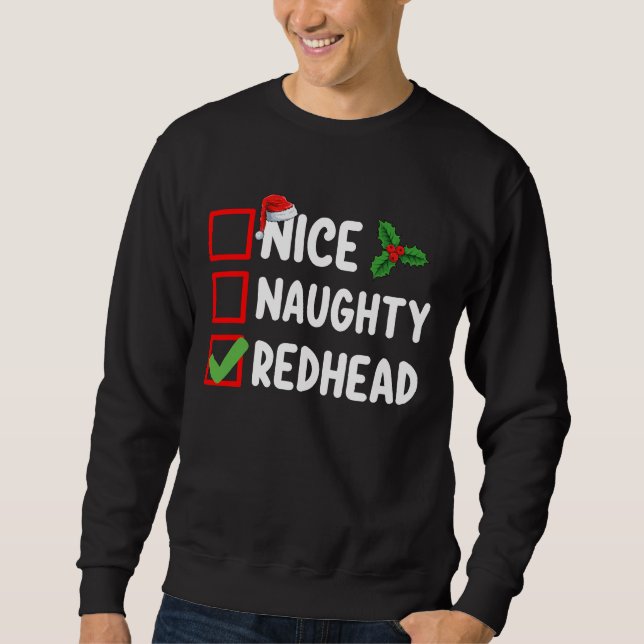 Sudadera Lindo Navidades de la familia Redhead que coincide (Anverso)