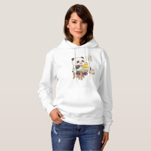 Sudadera Lindo Panda Comiendo Raspado de Mango Taiwanés Foo